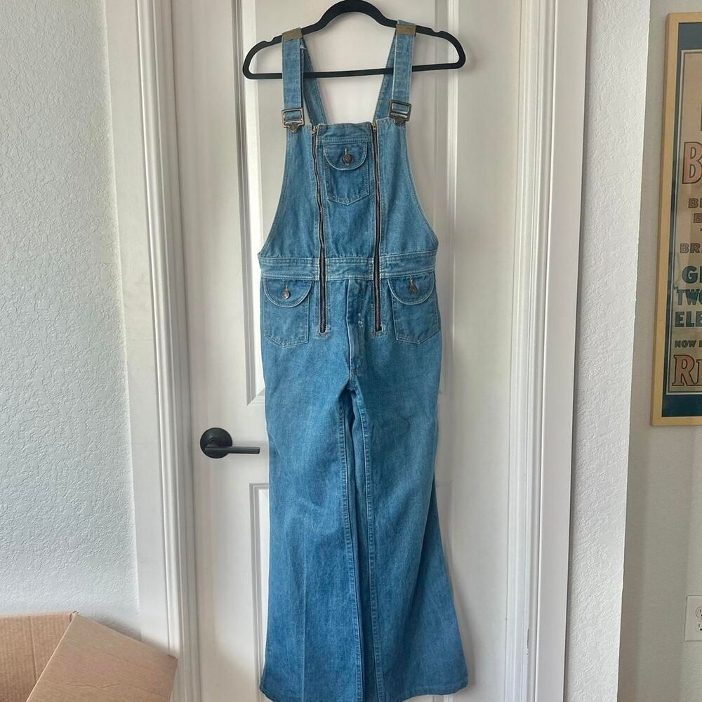 Hang-ten Women's Blue Dungarees-overalls